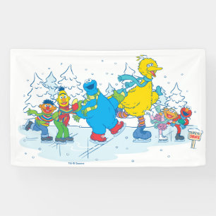 Sesame Street Eis laufende Freunde Banner
