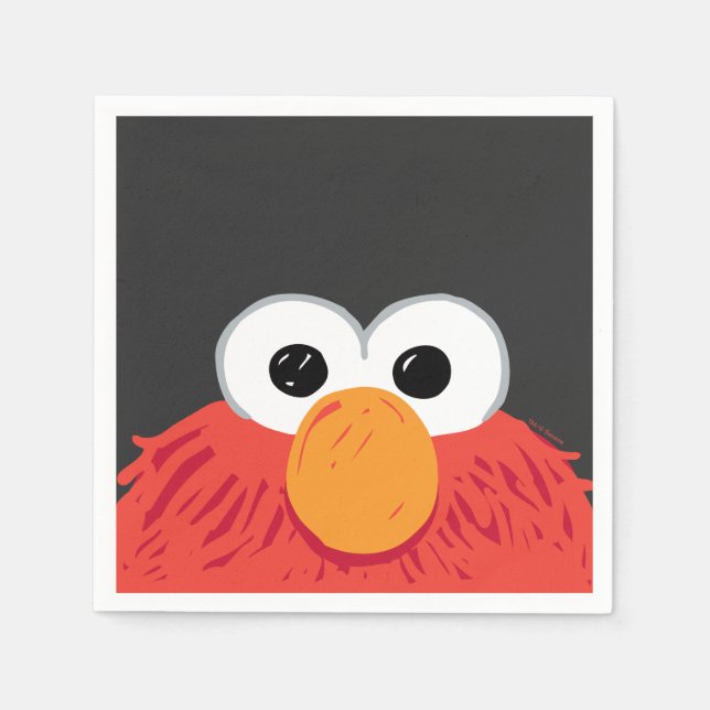 Sesame Street | Elmo Big Face Serviette (Vorderseite)