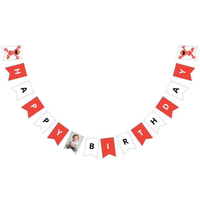 Sesame Street Elmo | Crayon Birthday Wimpelkette (Alle)