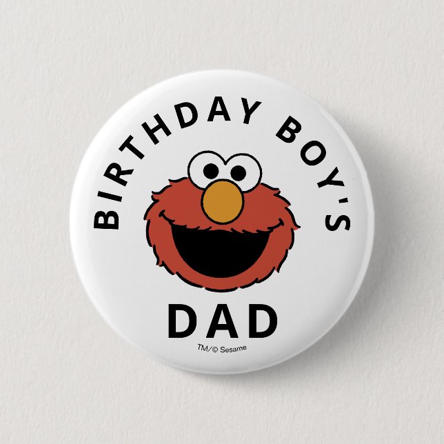 Sesame Street | Elmo - First Birthday Button (Vorderseite)