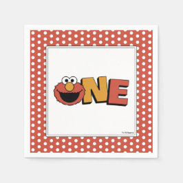 Sesame Street | Elmo - First Birthday Napkins Serviette