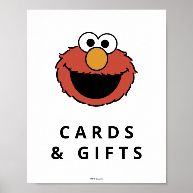 Sesame Street | Elmo - First Birthday Poster (Devant)
