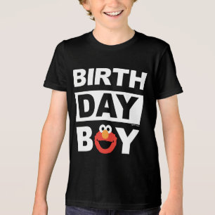 Sesame Street Elmo - Geburtstagsjunge Tri-Blend Shirt