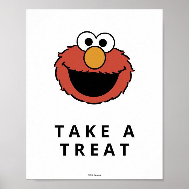 Sesame Street | Elmo Geburtstagsposter Poster (Vorne)