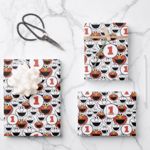 Sesame Street   Elmo Geschenkpapier Set