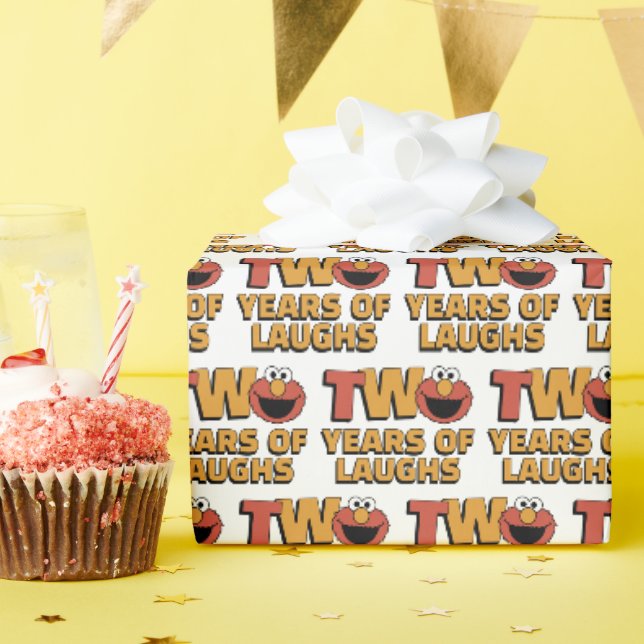 Sesame Street | Elmo - Second Birthday Wrapping Pa Geschenkpapier (Geburtstagsparty)