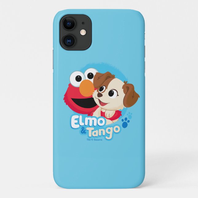 Sesame Street | Elmo & Tango Abzeichen Case-Mate iPhone Hülle (Rückseite)