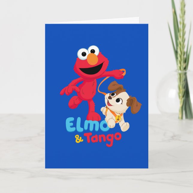 Sesame Street | Elmo & Tango Running Karte (Vorderseite)
