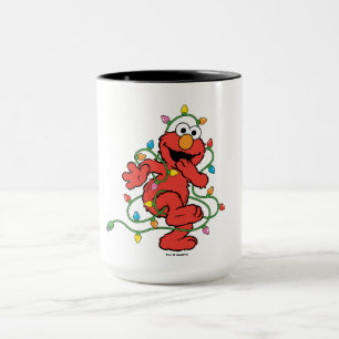Sesame Street Elmo Weihnachtsbeleuchtung Tasse