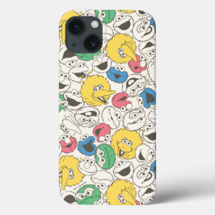 Sesame Street Freunde Big Head Core Muster Case-Mate iPhone Hülle