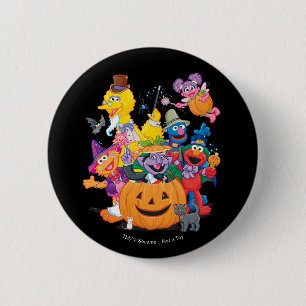 Sesame Street Freunde   Frohes Halloween Button