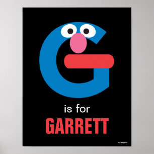 Sesame Street   G ist für Grover Poster