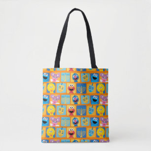 Sesame Street Hanukkah Pattern Tasche