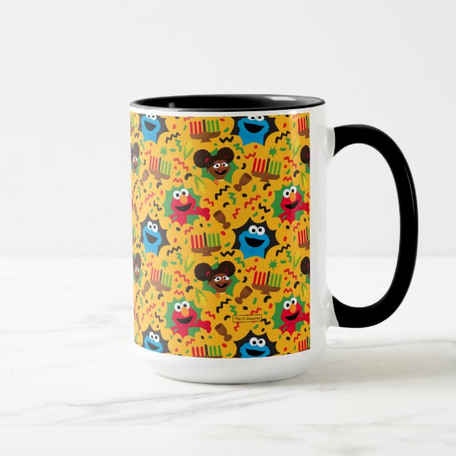 Sesame Street Kwanzaa Pattern Tasse (Rechts)