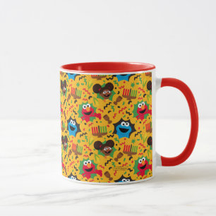 Sesame Street Kwanzaa Pattern Tasse