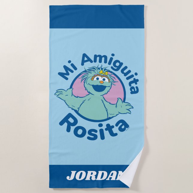 Sesame Street | Mi Amiguita Rosita Strandtuch (Vorderseite)