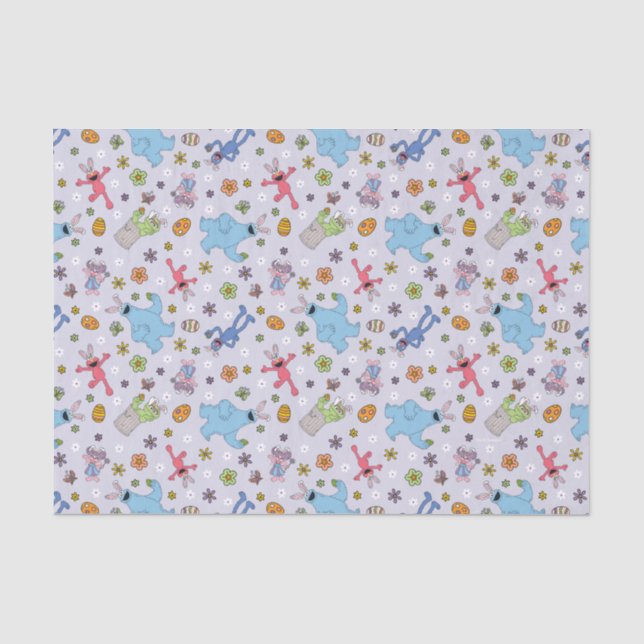 Sesame Street Oaster Bunny Pattern Seidenpapier (Vorderseite)
