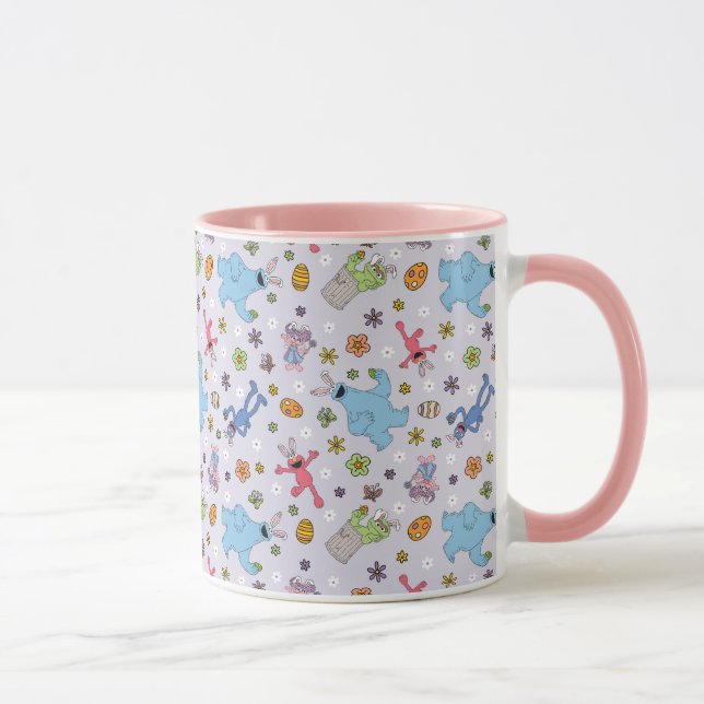 Sesame Street Oaster Bunny Pattern Tasse (Rechts)