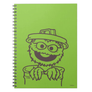 Sesame Street Oscar der Griesgram Hell Notizblock
