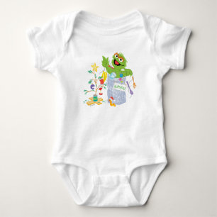 Sesame Street Oscar - Weihnachtsbaum Baby Strampler