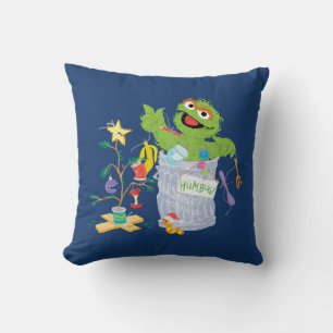 Sesame Street   Oscar - Weihnachtsbaum Kissen