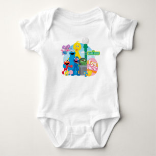 Sesame Street Ostereier Hunt Baby Strampler