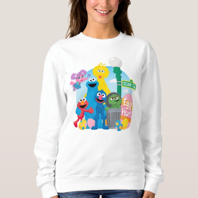 Sesame Street Ostereier Hunt Sweatshirt (Vorderseite)