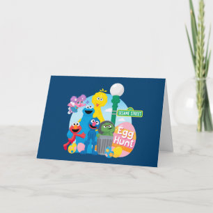 Sesame Street Ostereiersuche Feiertagskarte