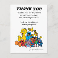 Sesame Street Pals 1. Geburtstag - Vielen Dank