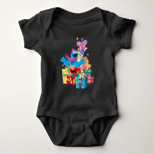 Sesame Street Pals and Presents Baby Strampler