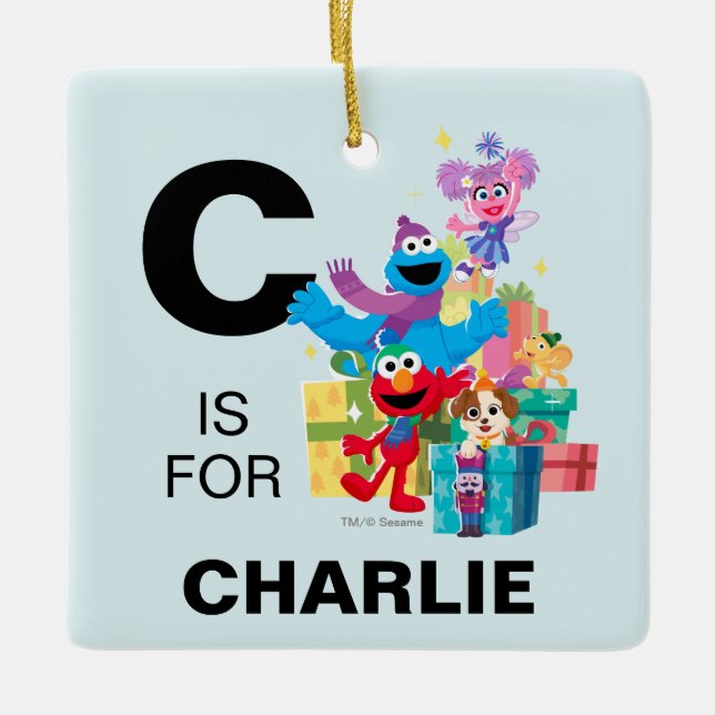 Sesame Street Pals and Presents Keramikornament (Vorderseite)