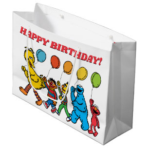 Sesame Street Pals Birthday Balloons Große Geschenktüte
