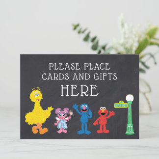 Sesame Street Pals Chalkboard | Karten und Geschen