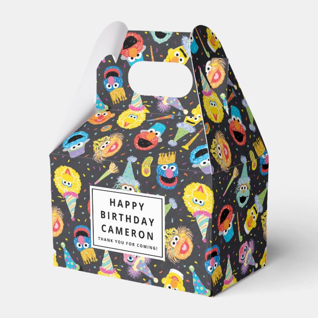 Sesame Street Pals Confetti Birthday Geschenkschachtel (Vorderseite)