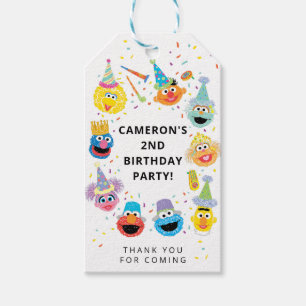 Sesame Street Pals Confetti Vielen Dank Geschenkanhänger