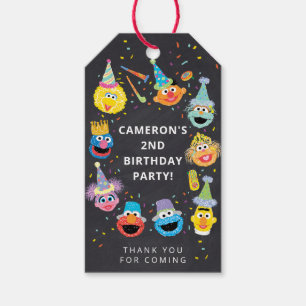 Sesame Street Pals Confetti Vielen Dank Geschenkanhänger