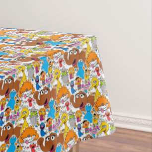 Sesame Street Pals Doodley Pattern Tischdecke
