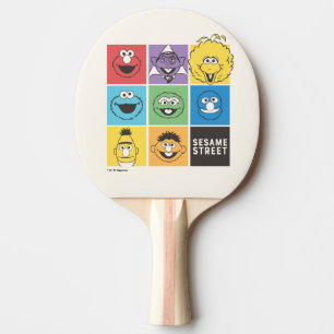 Sesame Street Pals Farbblöcke Tischtennis Schläger