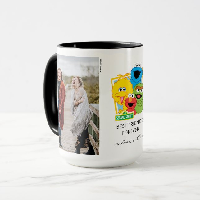Sesame Street Pals | Friends Forever - Foto Tasse (Vorderseite Links)