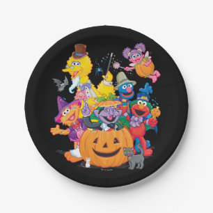 Sesame Street Pals   Frohe Halloween Pappteller