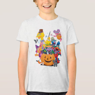 Sesame Street Pals Frohe Halloween Tri-Blend Shirt