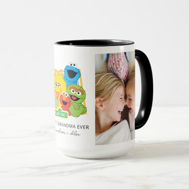 Sesame Street Pals | Oma - Foto Tasse (VorderseiteRechts)