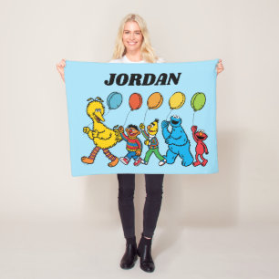 Sesame Street Pals   Party Balloons Fleecedecke