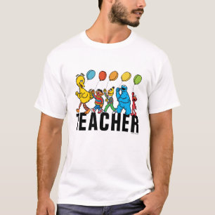 Sesame Street Pals   Party Balloons Lehrer T-Shirt