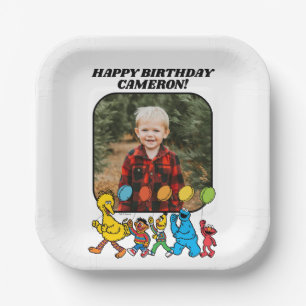 Sesame Street Pals Party Balloons Papier Teller