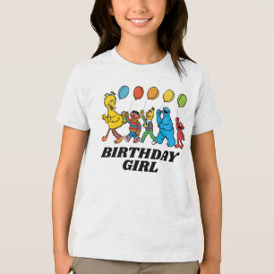Sesame Street Pals Party Balloons Tri-Blend Shirt
