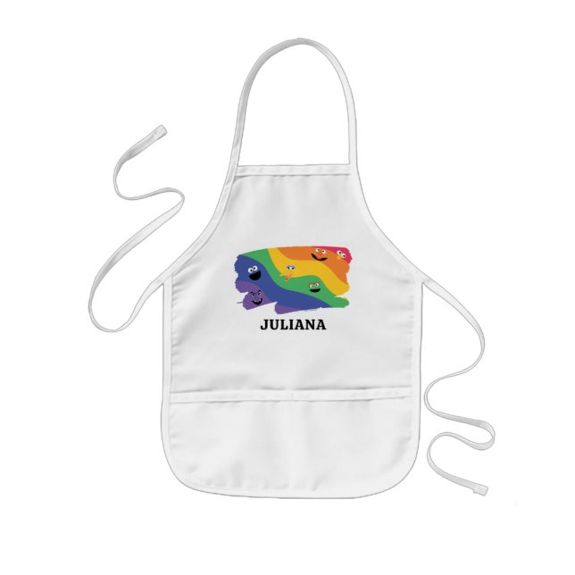 Sesame Street Pals Rainbow Kinderschürze (Vorne)