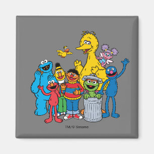 Sesame Street Pals Waving Magnet