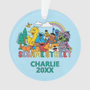Sesame Street Regenbogenwelle Ornament