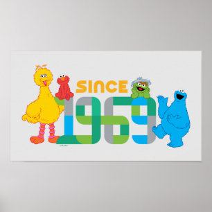 Sesame Street   Seit 1969 Poster